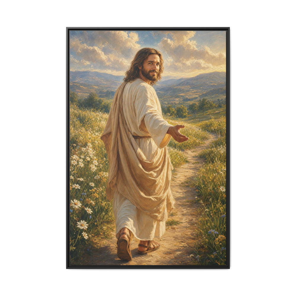 The Good Shepherd – Framed Canvas