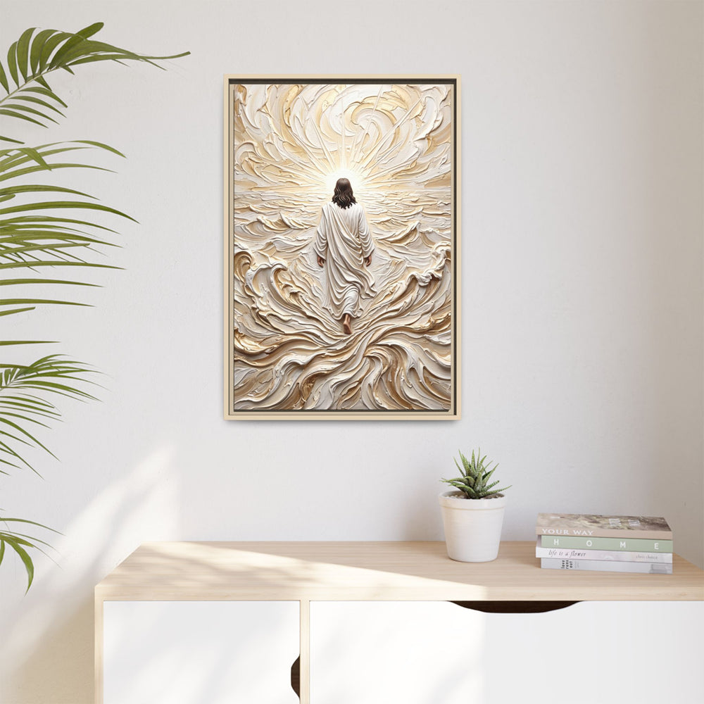 Surrendered in Prayer – Framed Canvas