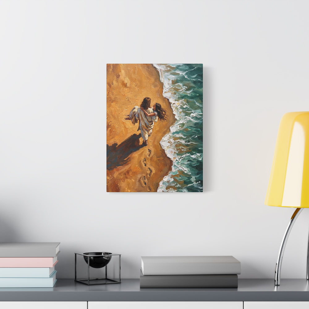 Carried in His Arms – Canvas
