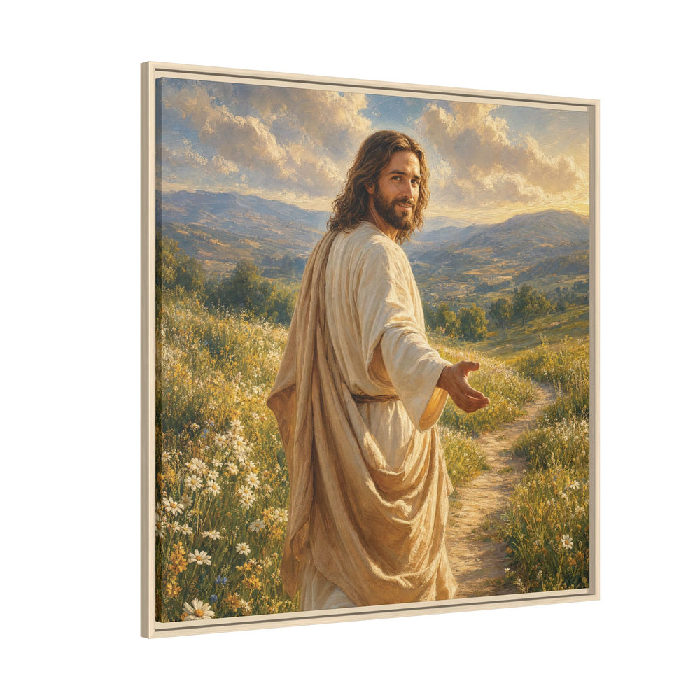 The Good Shepherd – Framed Canvas