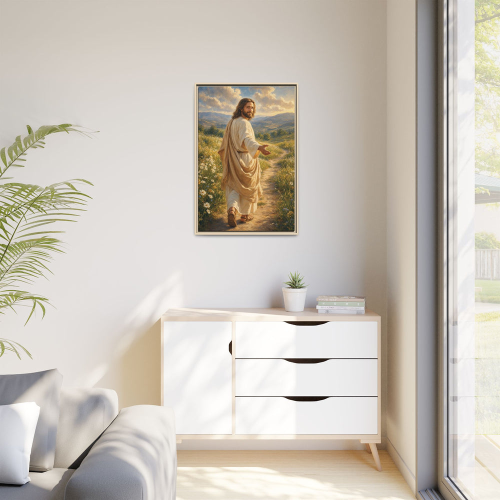 The Good Shepherd – Framed Canvas