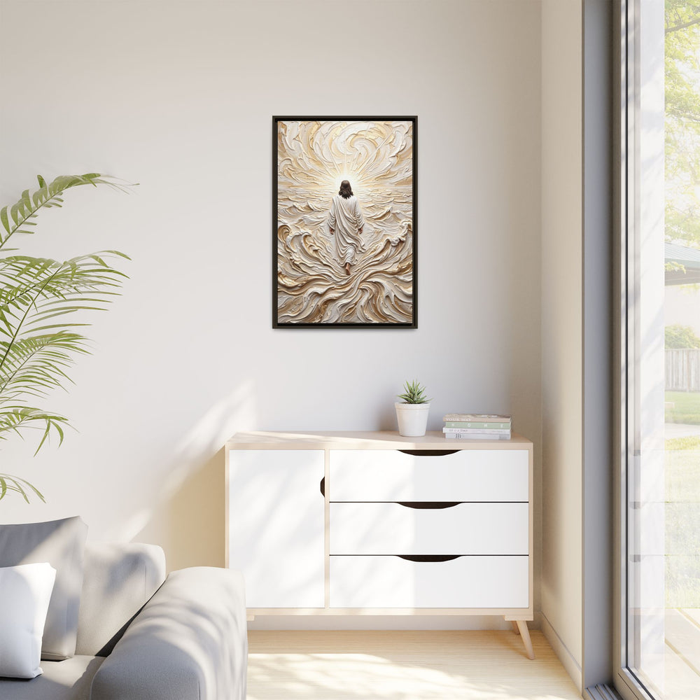 Surrendered in Prayer – Framed Canvas