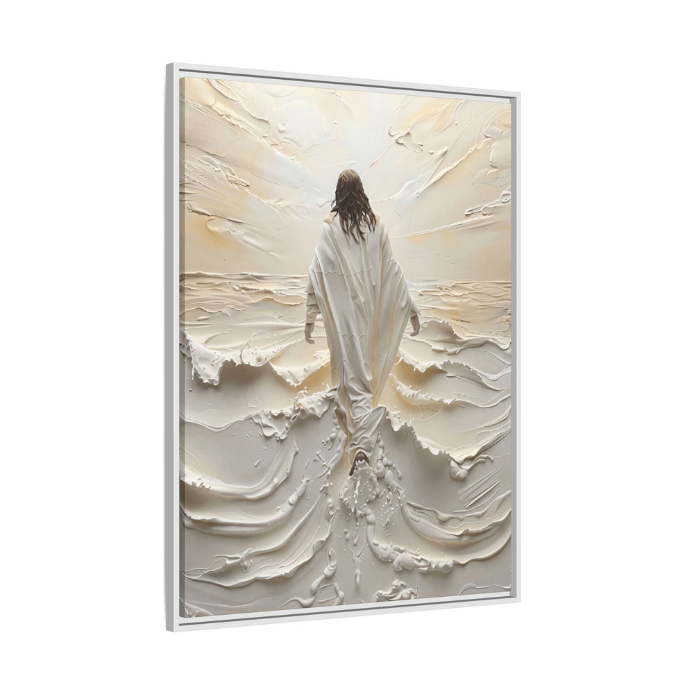 Christ Upon the Waves – Framed Canvas