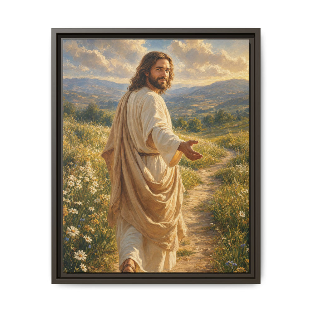 The Good Shepherd – Framed Canvas