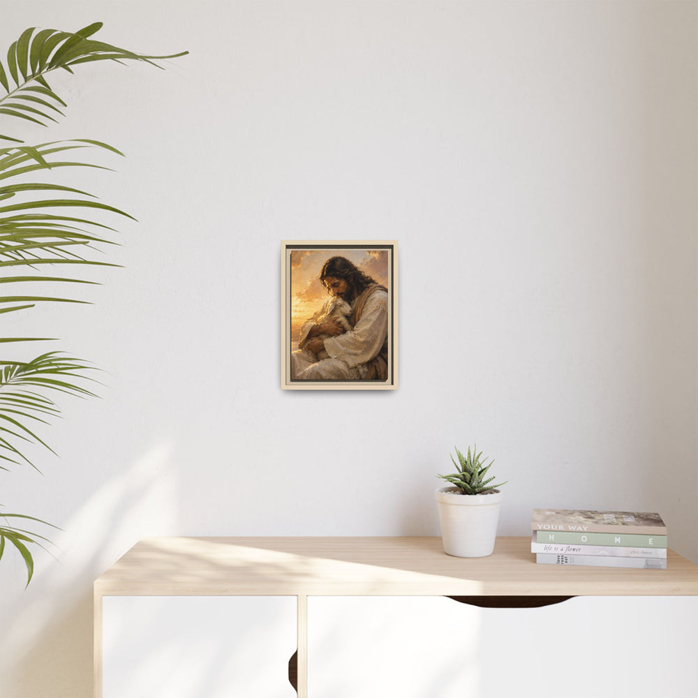 Comfort in His Presence – Framed Canvas