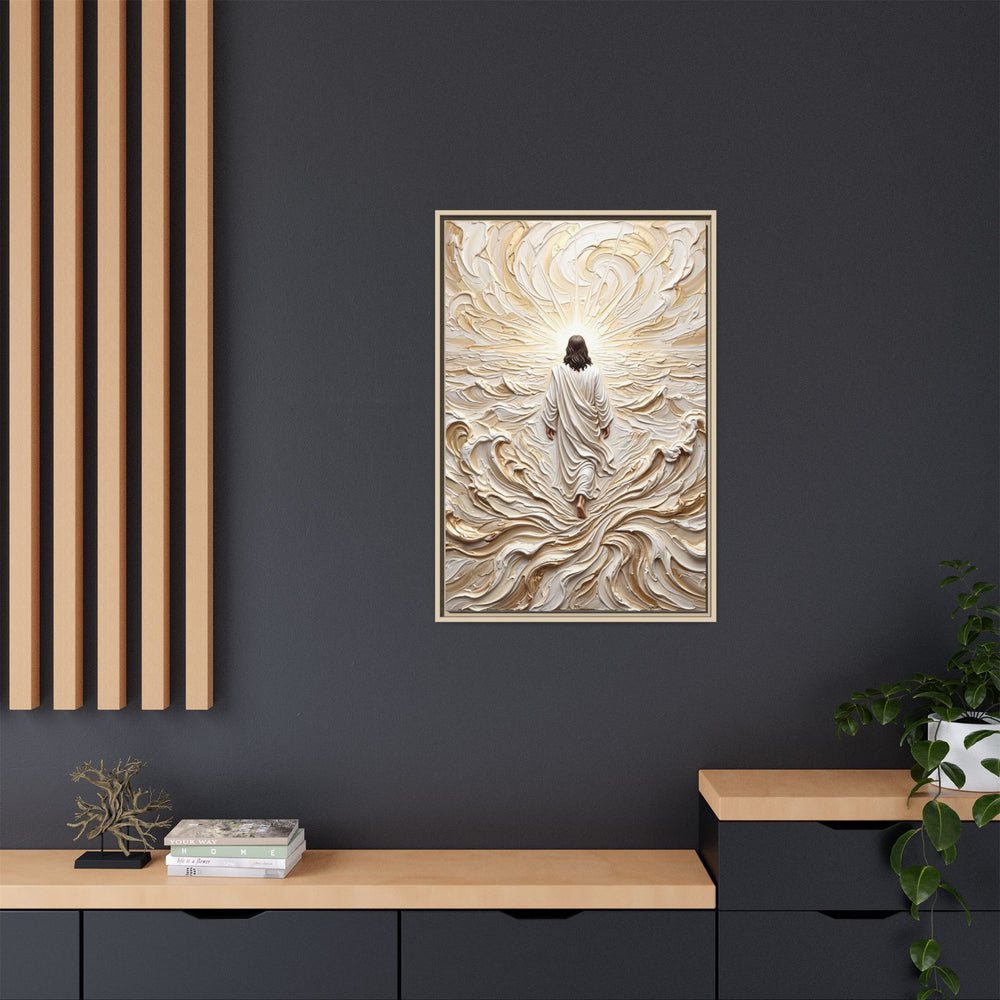 Surrendered in Prayer – Framed Canvas
