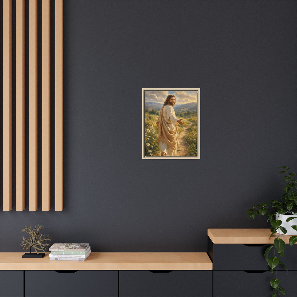 The Good Shepherd – Framed Canvas