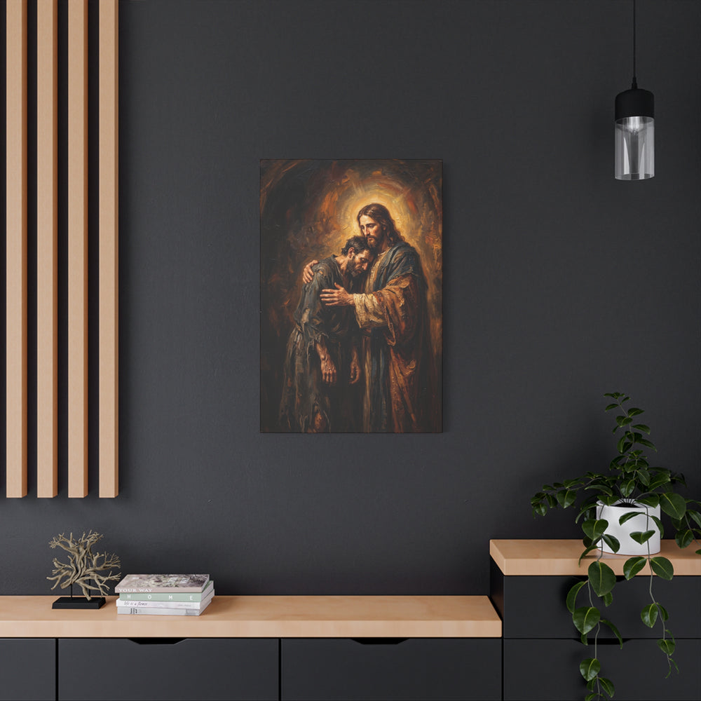 The Embrace of Christ – Canvas
