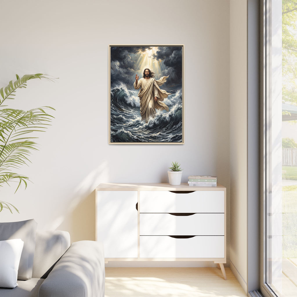 Master of the Storm – Framed Canvas