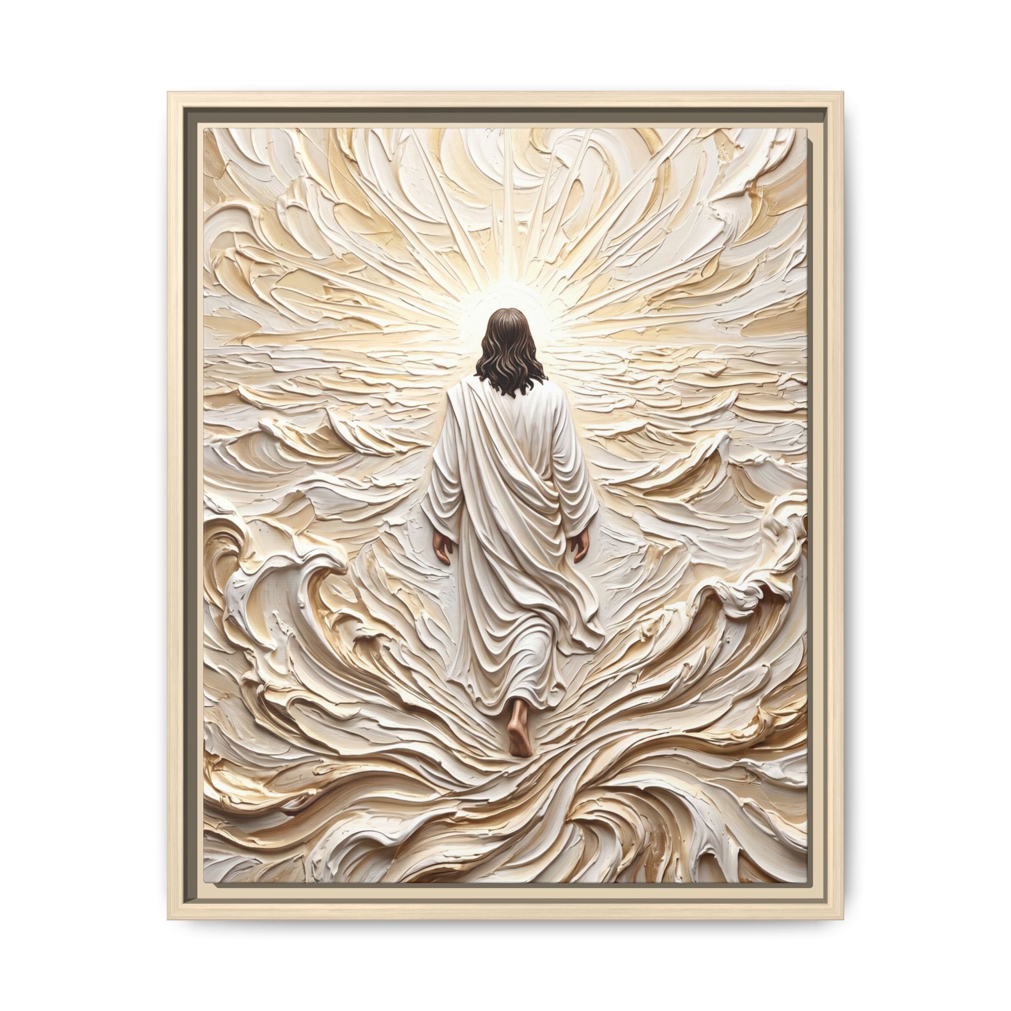 Surrendered in Prayer – Framed Canvas
