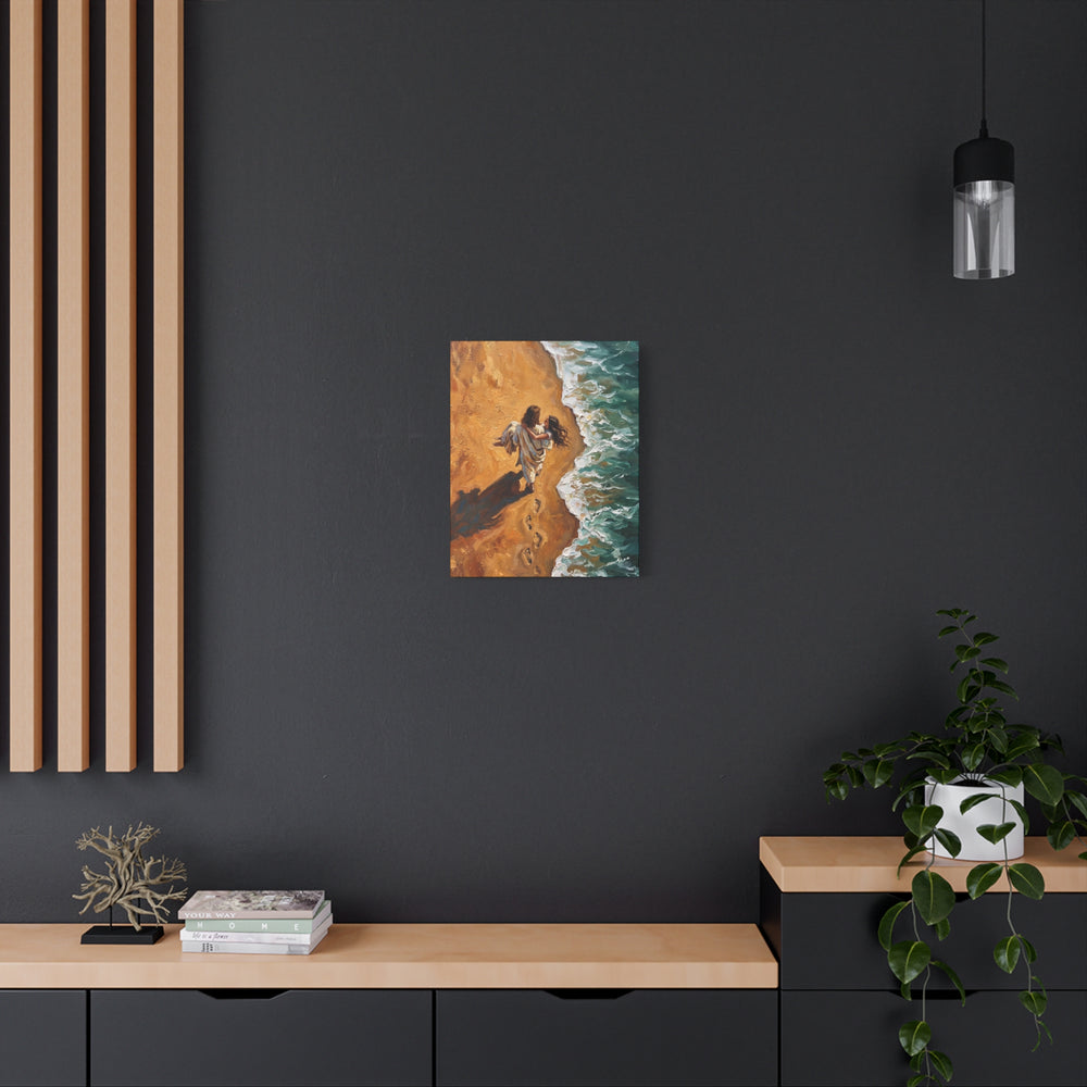 Carried in His Arms – Canvas