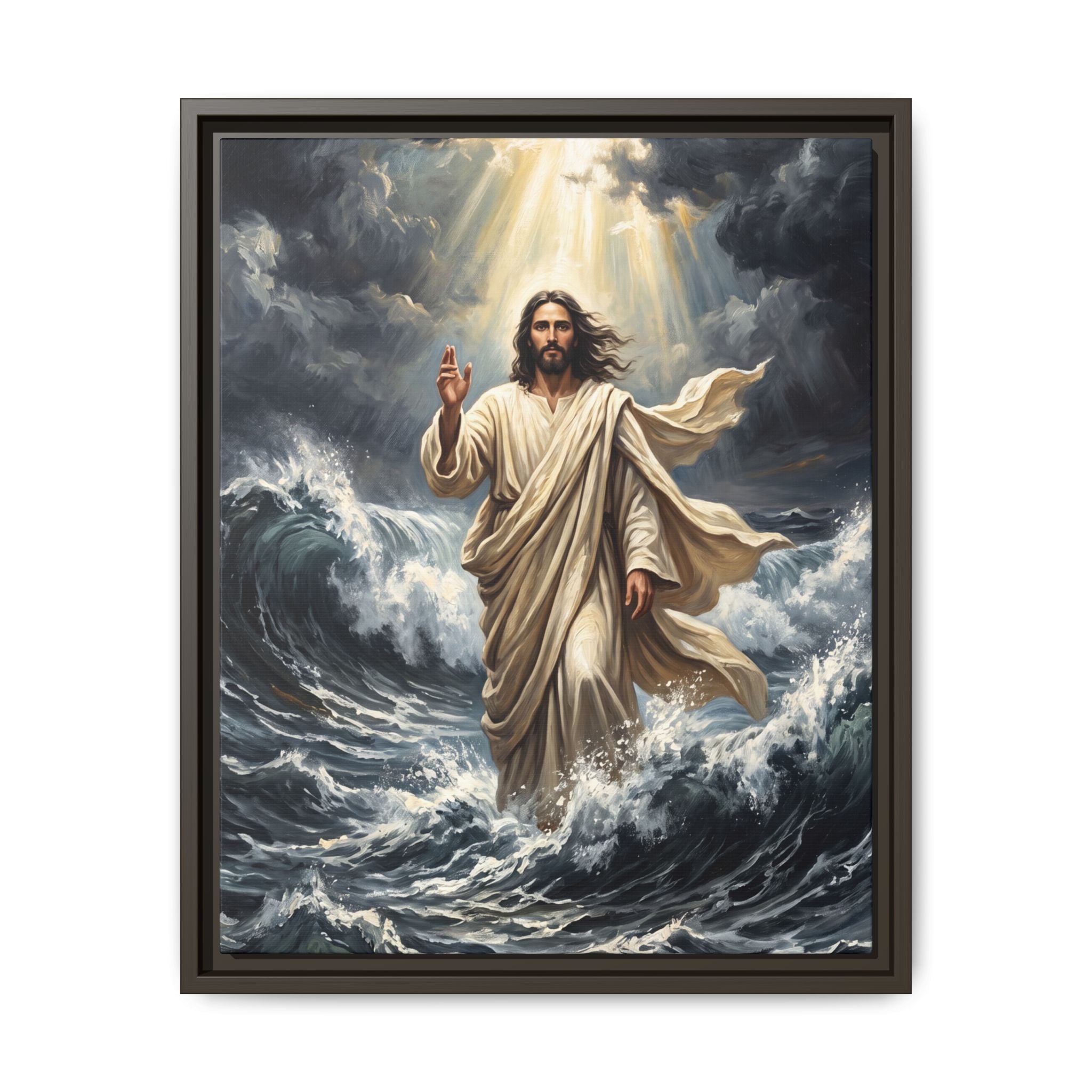 Master of the Storm – Framed Canvas