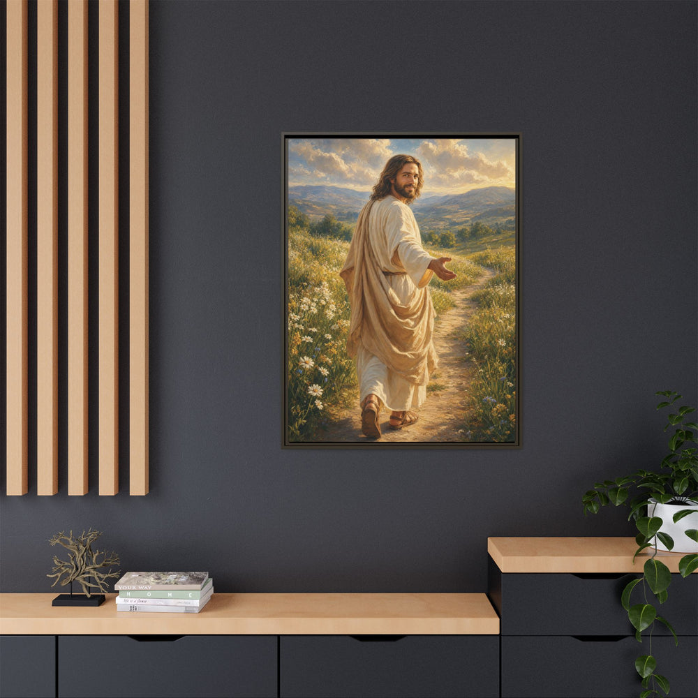 The Good Shepherd – Framed Canvas
