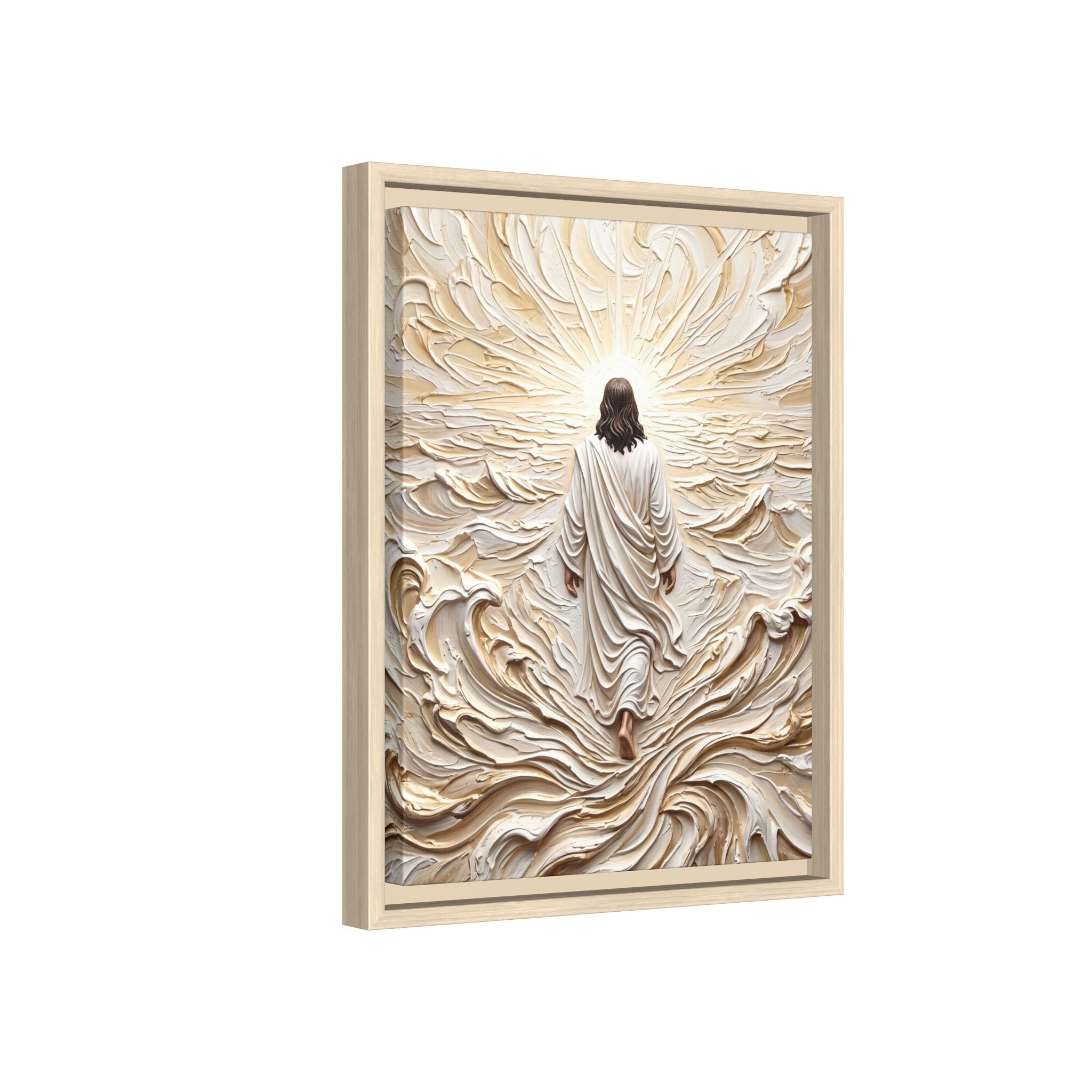 Surrendered in Prayer – Framed Canvas
