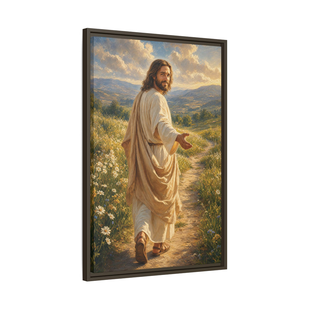 The Good Shepherd – Framed Canvas