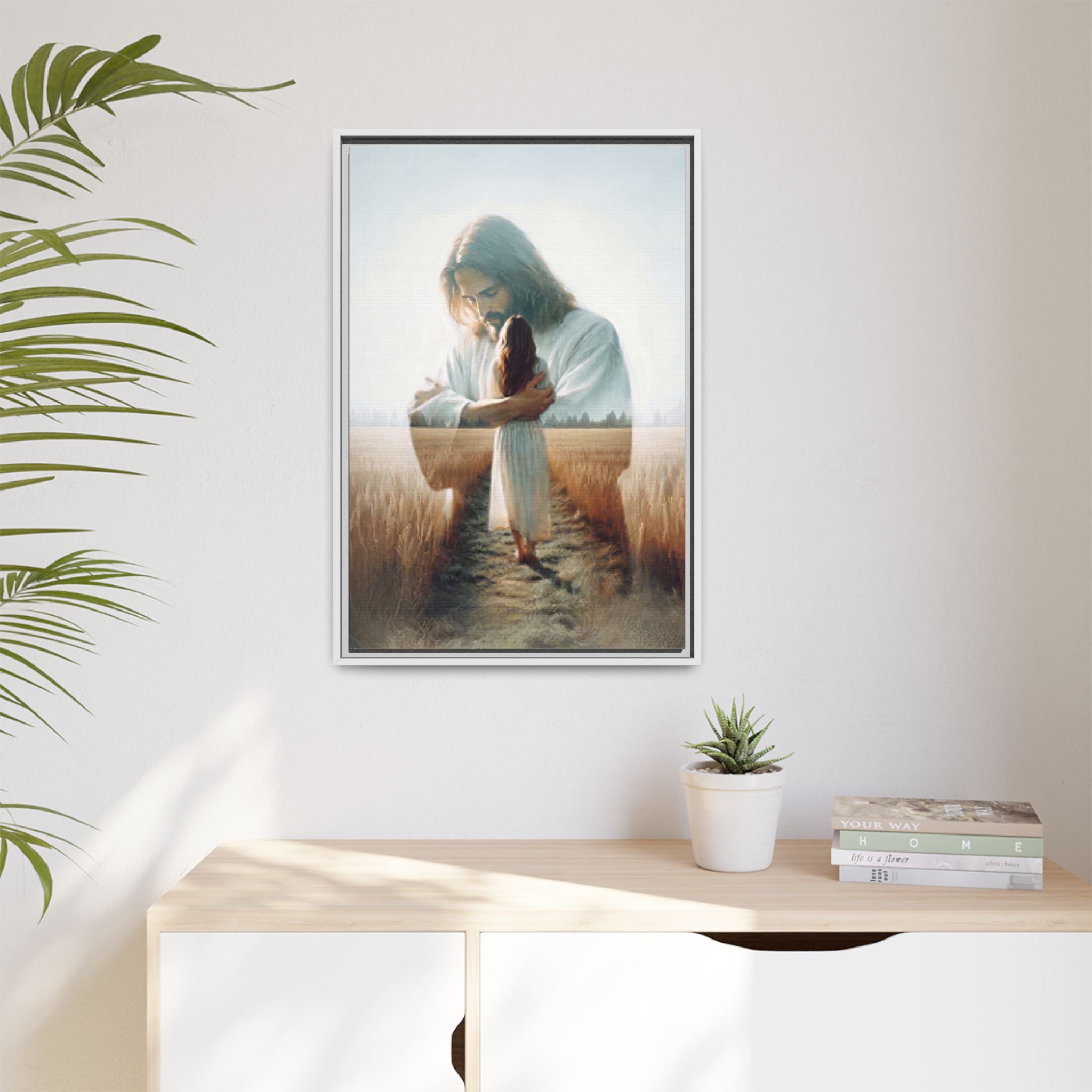Peace, Be Still – Framed Canvas