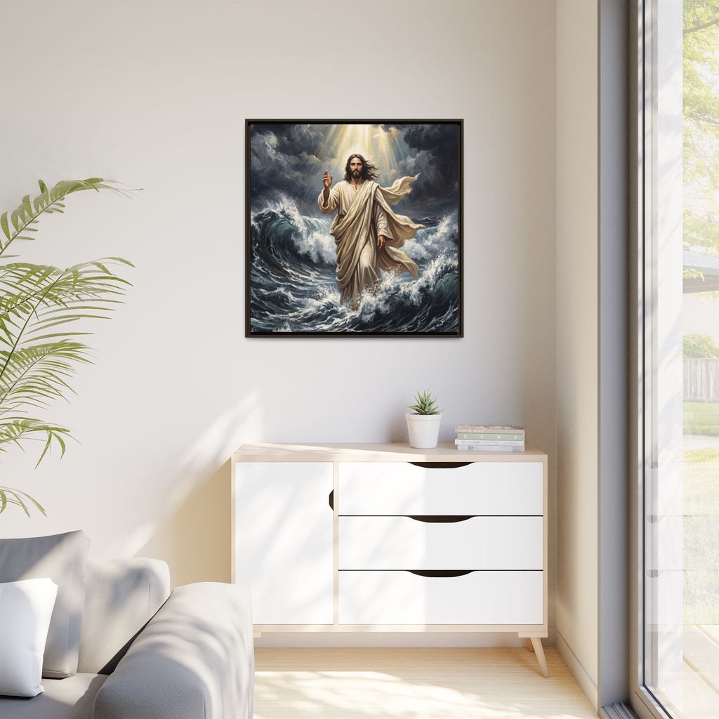 Master of the Storm – Framed Canvas