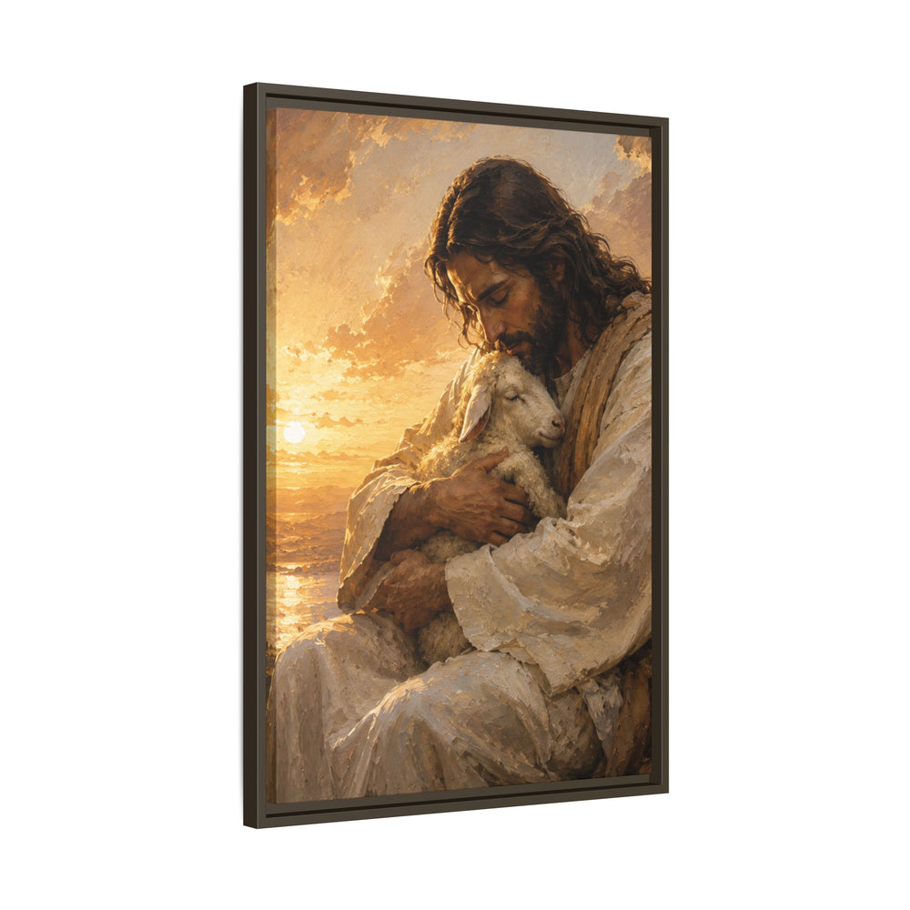 Comfort in His Presence – Framed Canvas