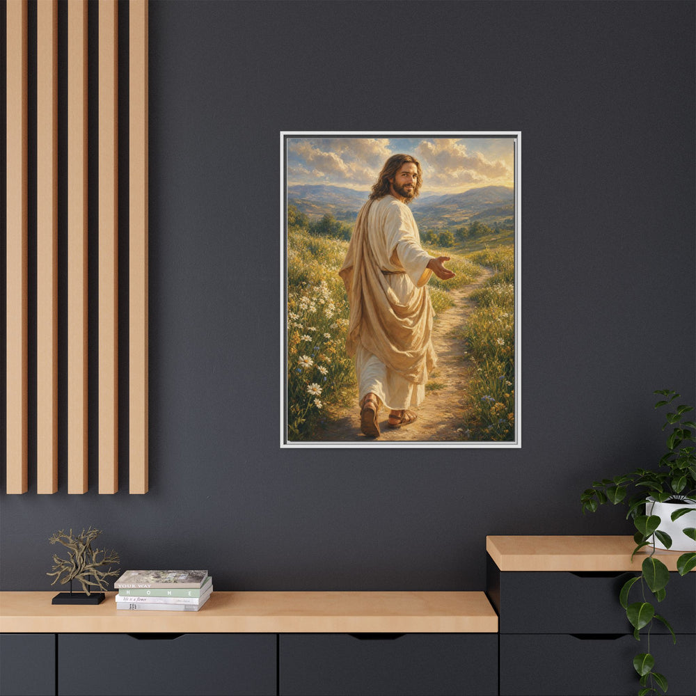 The Good Shepherd – Framed Canvas