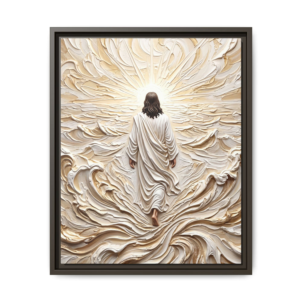 Surrendered in Prayer – Framed Canvas