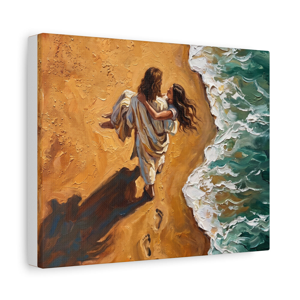 Carried in His Arms – Canvas