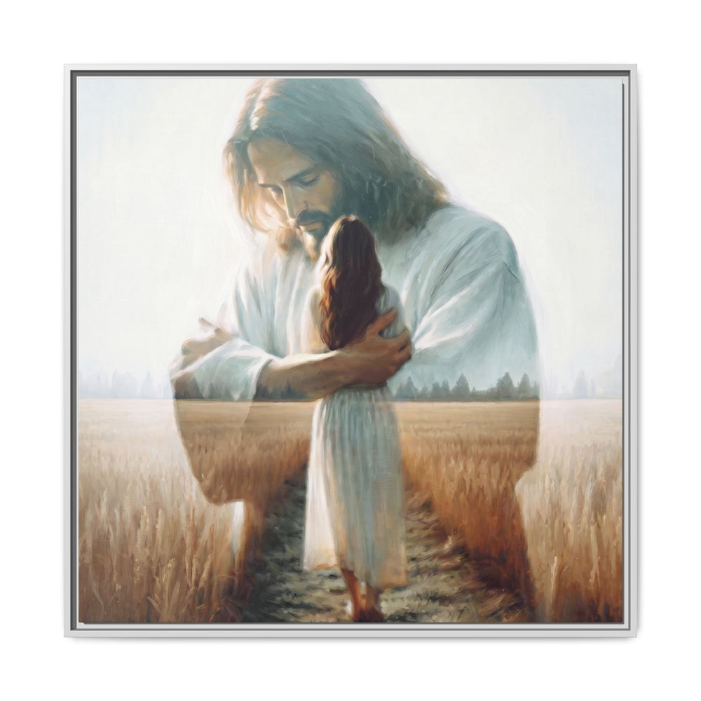 Peace, Be Still – Framed Canvas