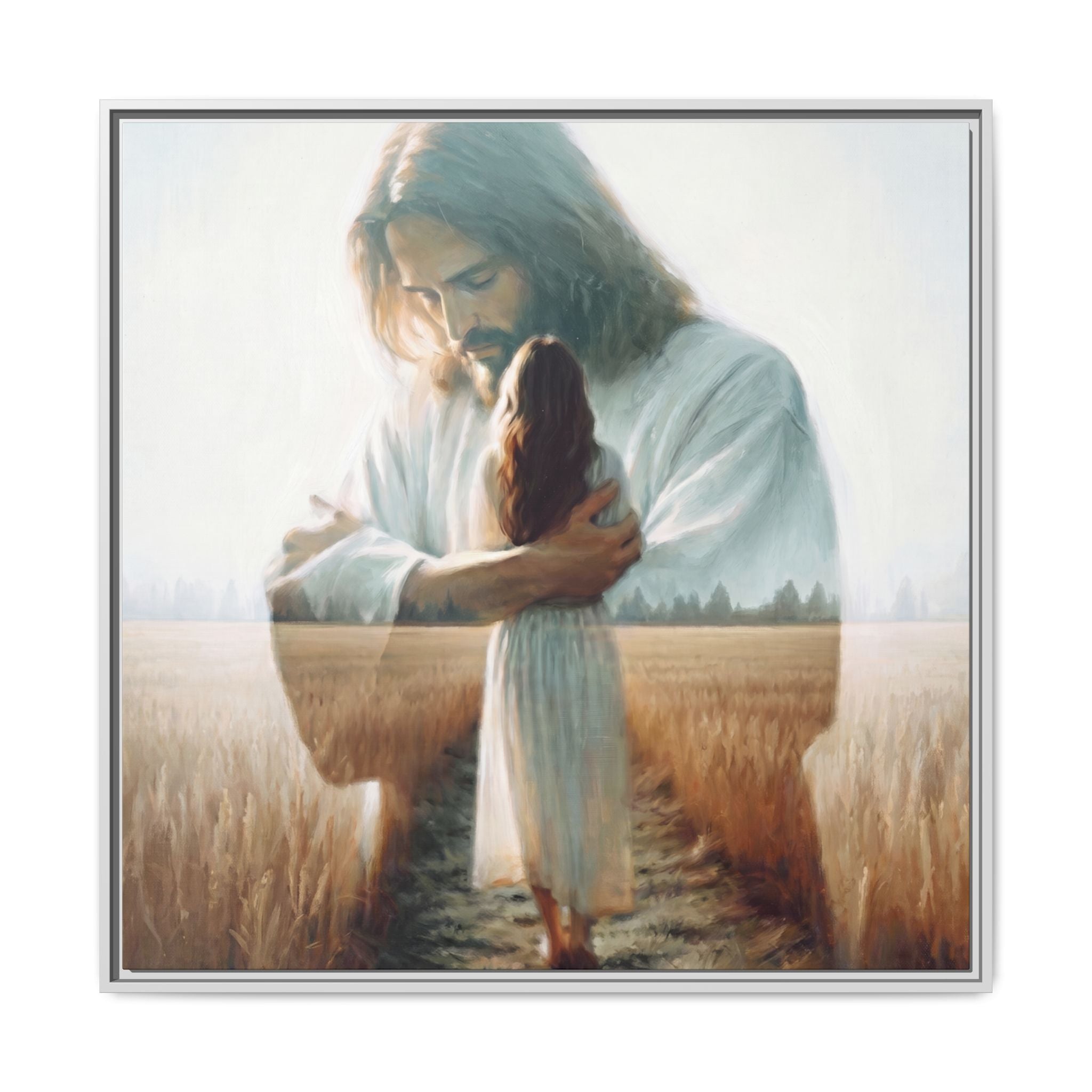Peace, Be Still – Framed Canvas
