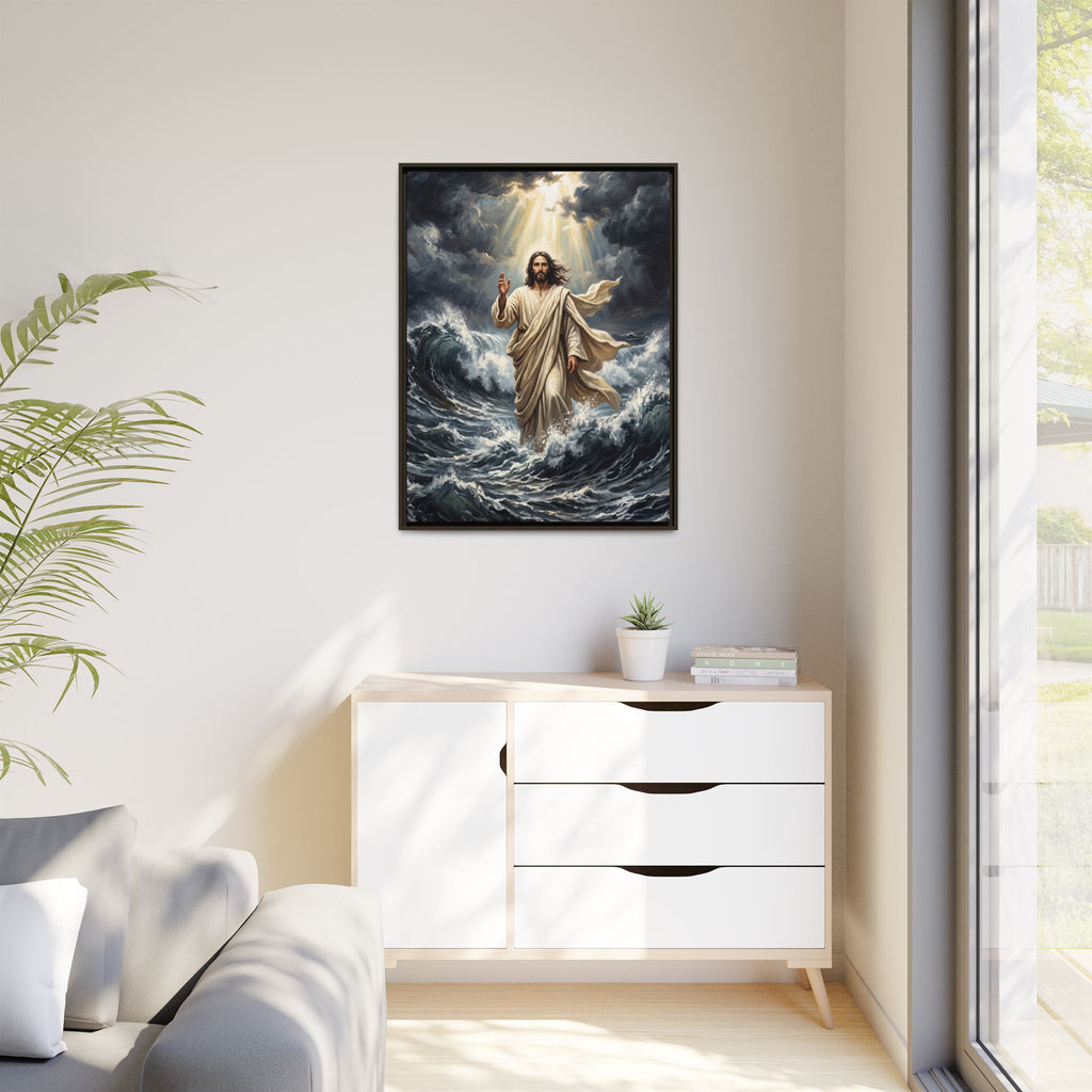 Master of the Storm – Framed Canvas