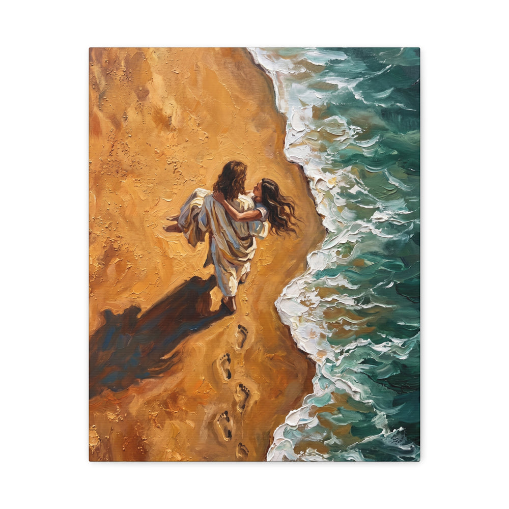 Carried in His Arms – Canvas