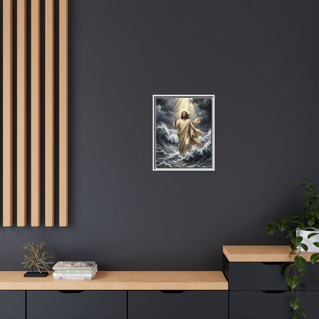 Master of the Storm – Framed Canvas