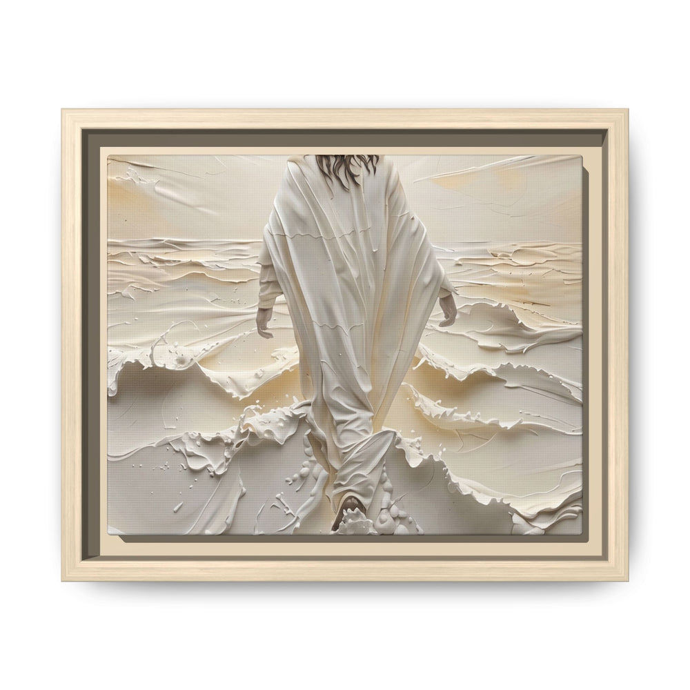 Christ Upon the Waves – Framed Canvas