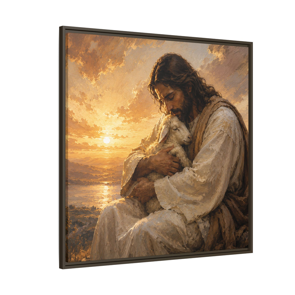 Comfort in His Presence – Framed Canvas