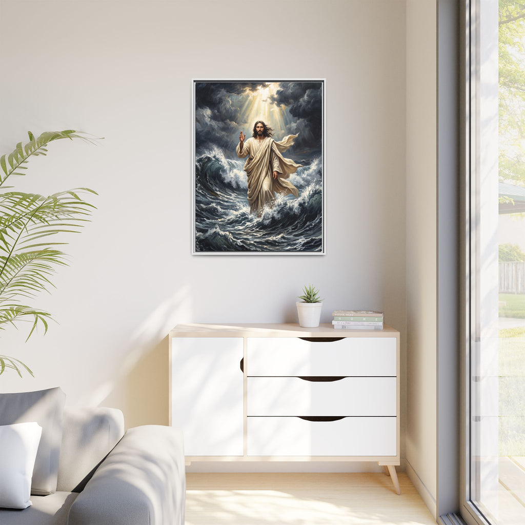 Master of the Storm – Framed Canvas