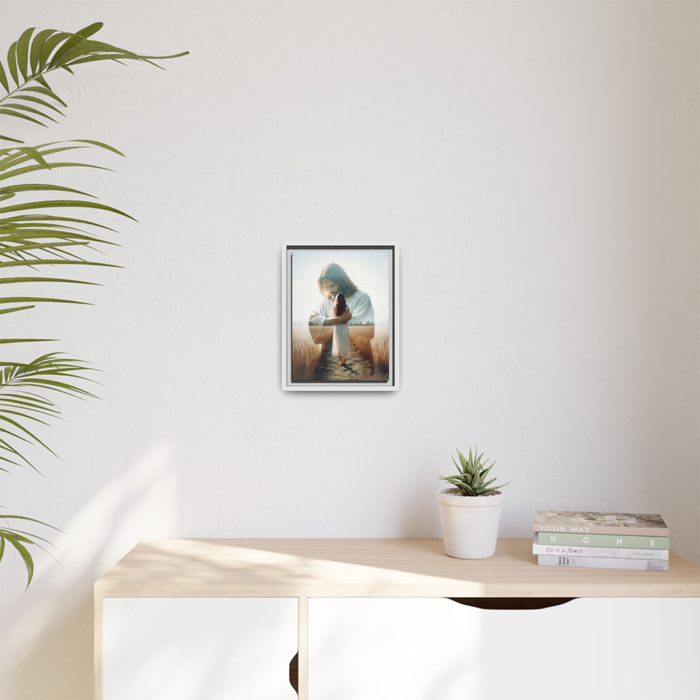 Peace, Be Still – Framed Canvas