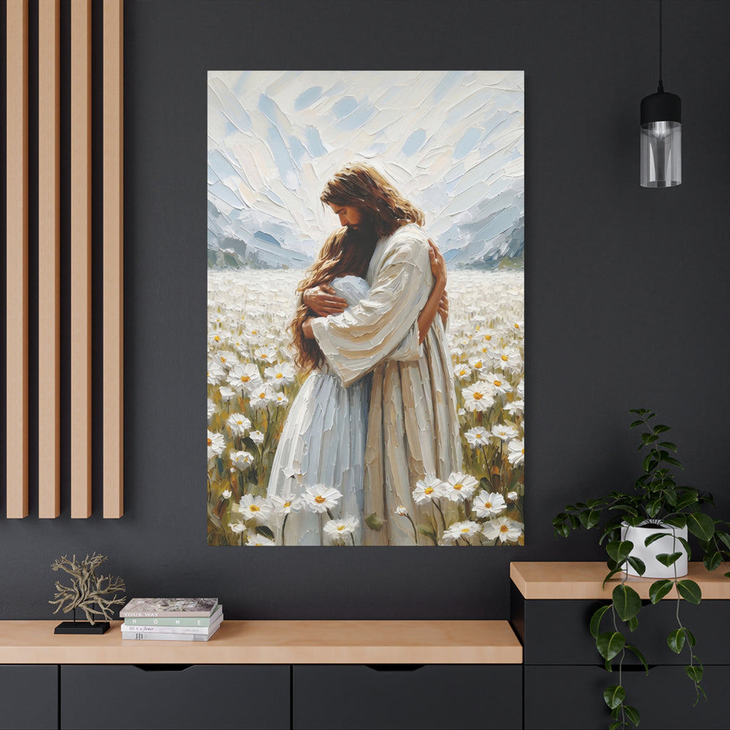 Sostenida por Jesús – Lienzo