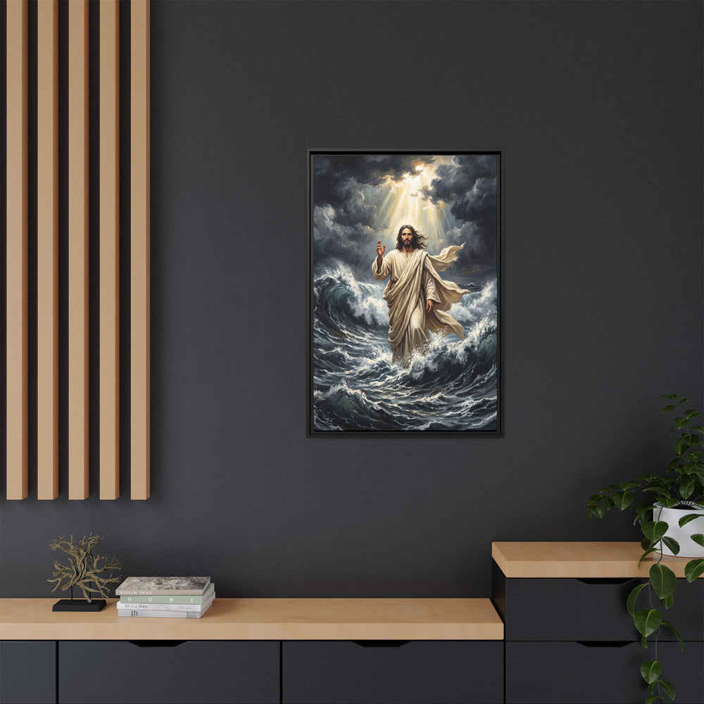 Master of the Storm – Framed Canvas