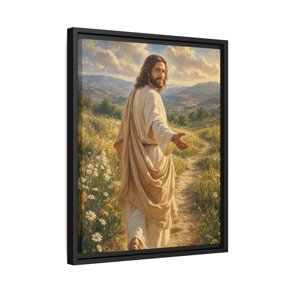 The Good Shepherd – Framed Canvas