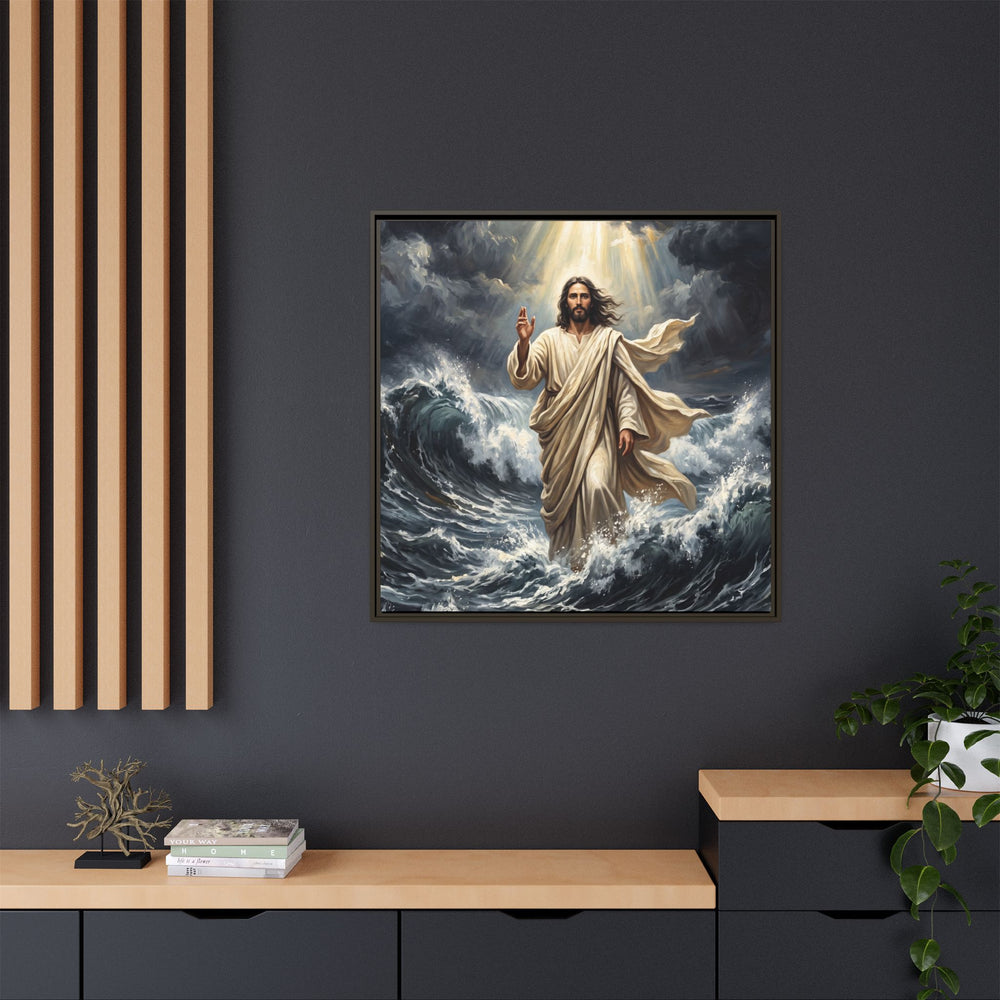 Master of the Storm – Framed Canvas