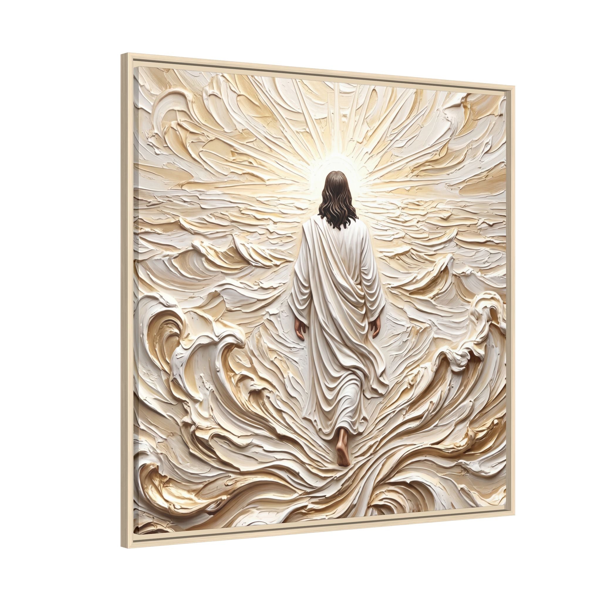 Surrendered in Prayer – Framed Canvas