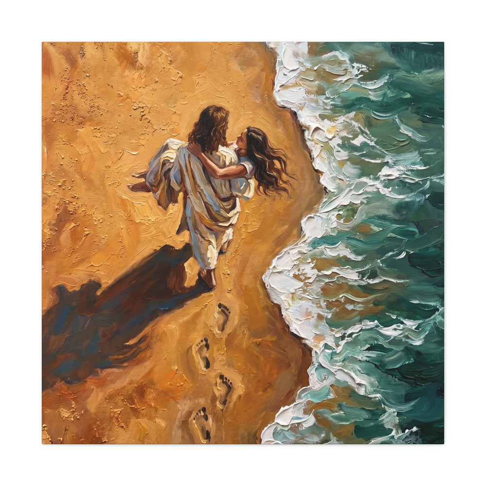 Carried in His Arms – Canvas