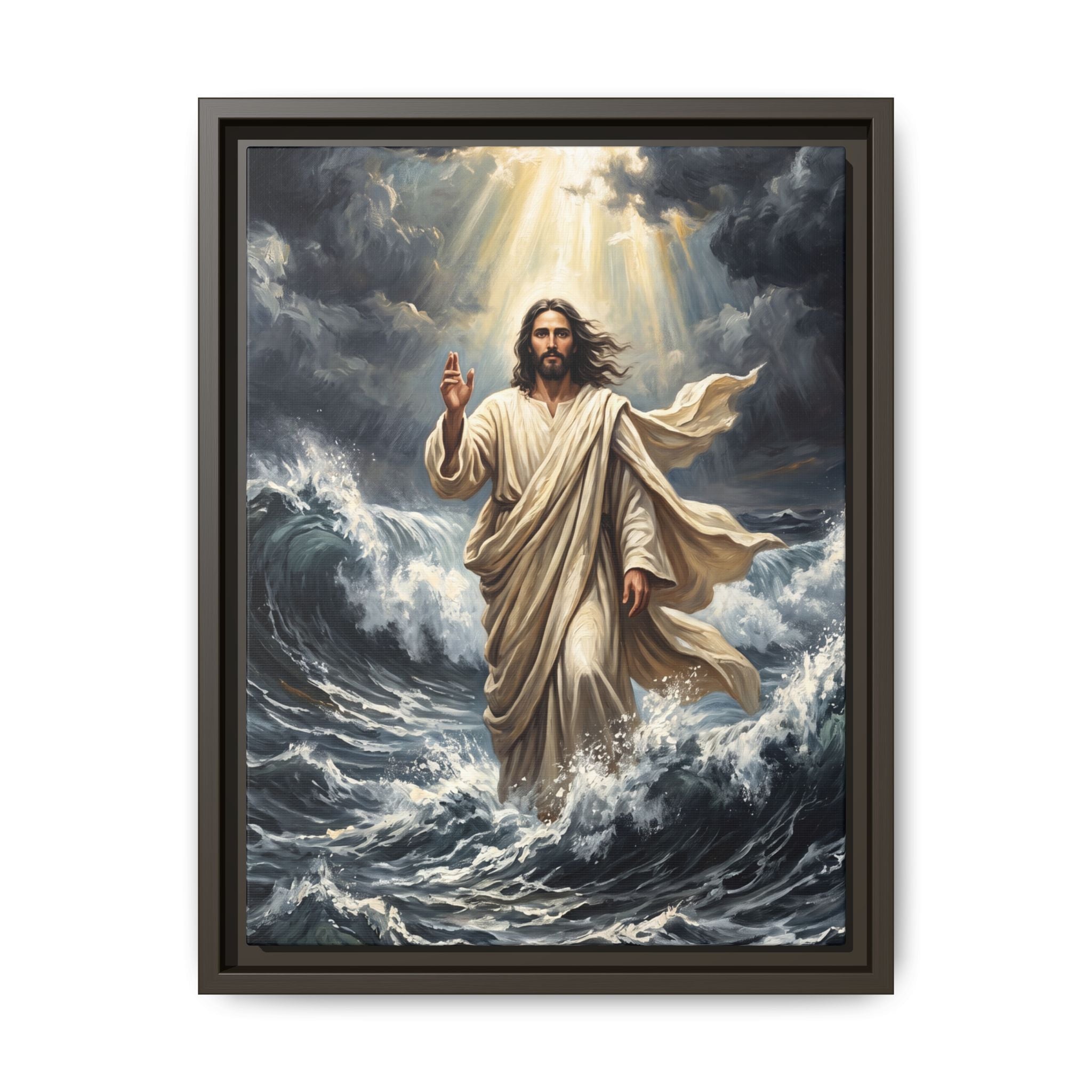 Master of the Storm – Framed Canvas