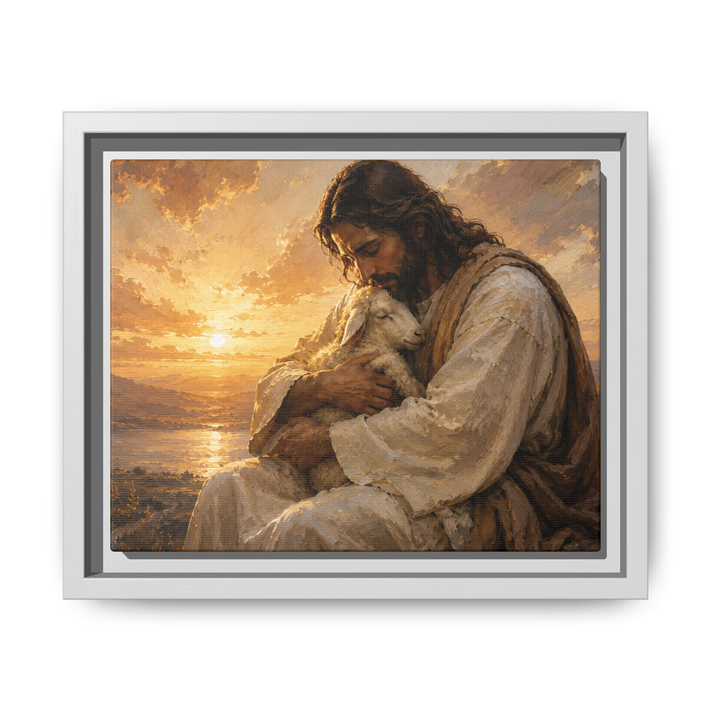 Comfort in His Presence – Framed Canvas