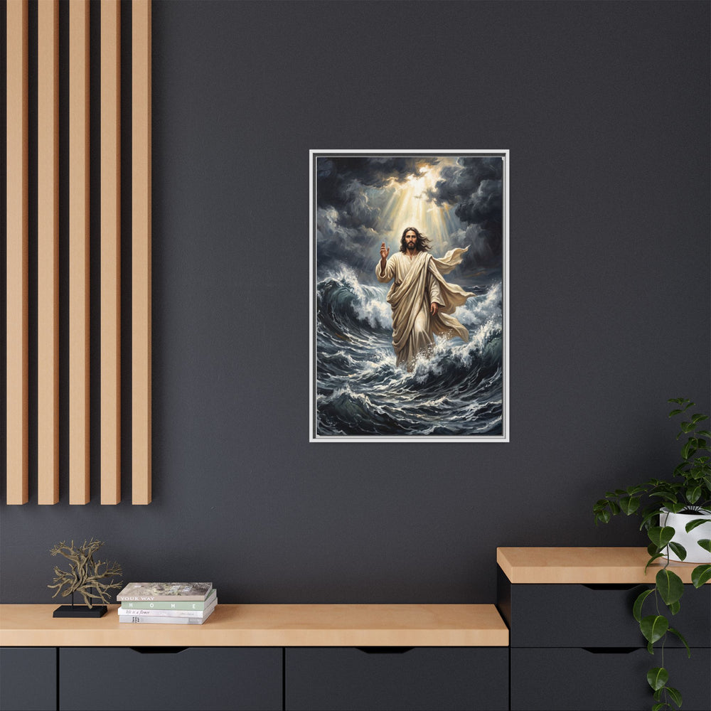 Master of the Storm – Framed Canvas