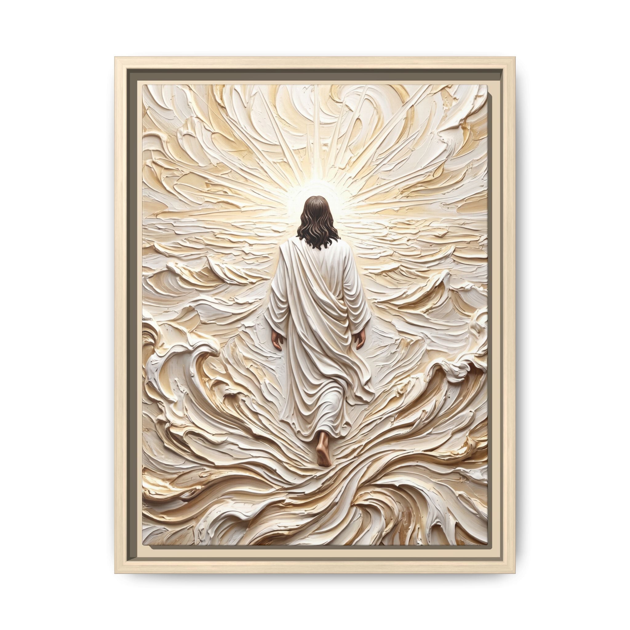 Surrendered in Prayer – Framed Canvas