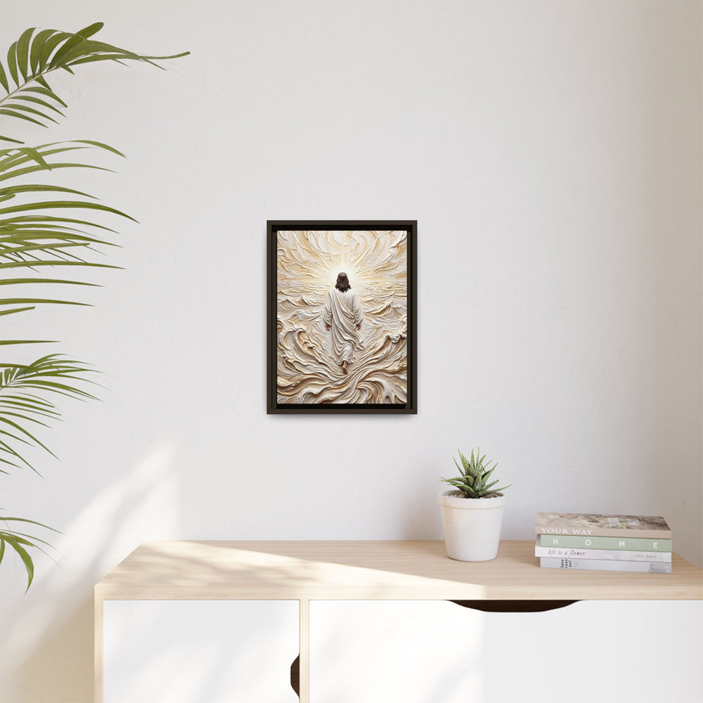 Surrendered in Prayer – Framed Canvas