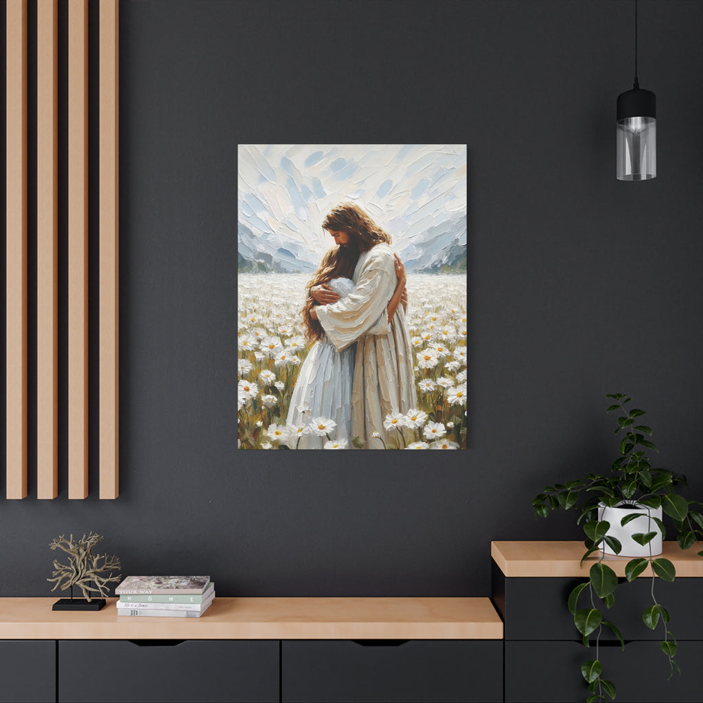 Sostenida por Jesús – Lienzo
