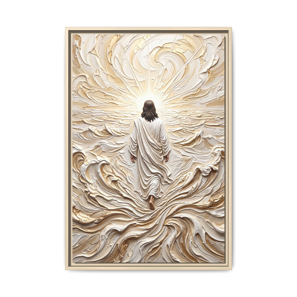 Surrendered in Prayer – Framed Canvas