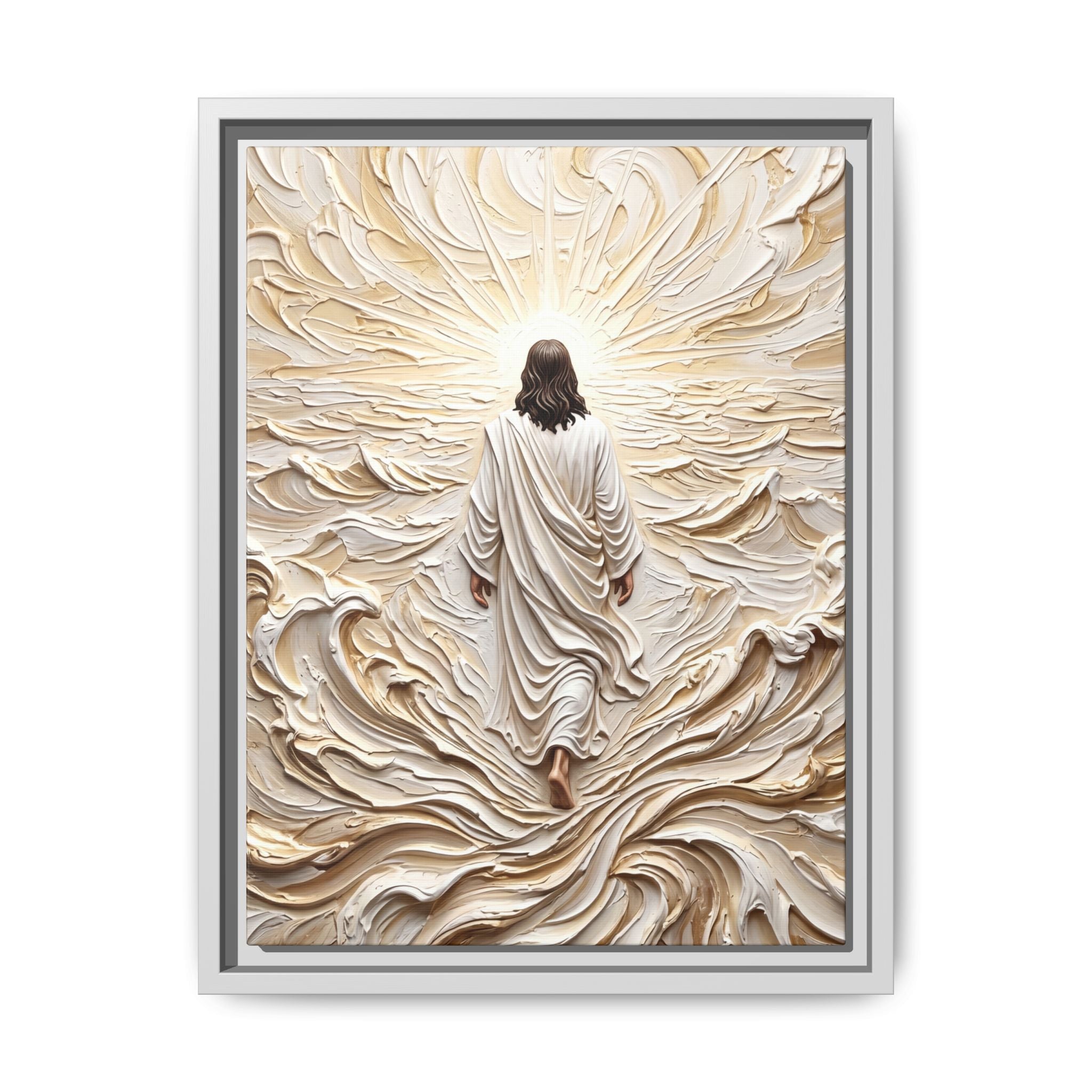 Surrendered in Prayer – Framed Canvas