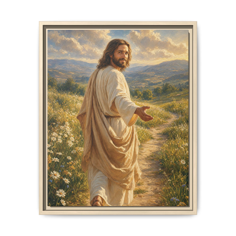 The Good Shepherd – Framed Canvas