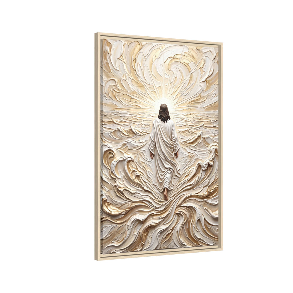 Surrendered in Prayer – Framed Canvas